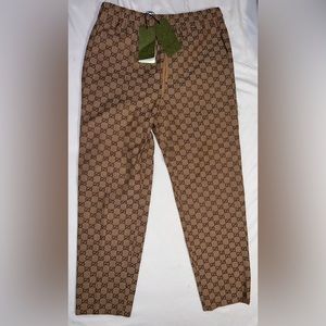 GUCCI GG Canvas Jogging Pants